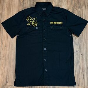Vintage ICON Motorsports PDX pit shirt